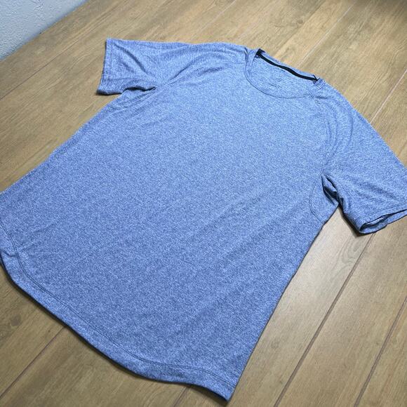 Lululemon Metal Vent Tech Shirt Mens XL Blue Short Sleeve Athletic gym - Picture 4 of 10